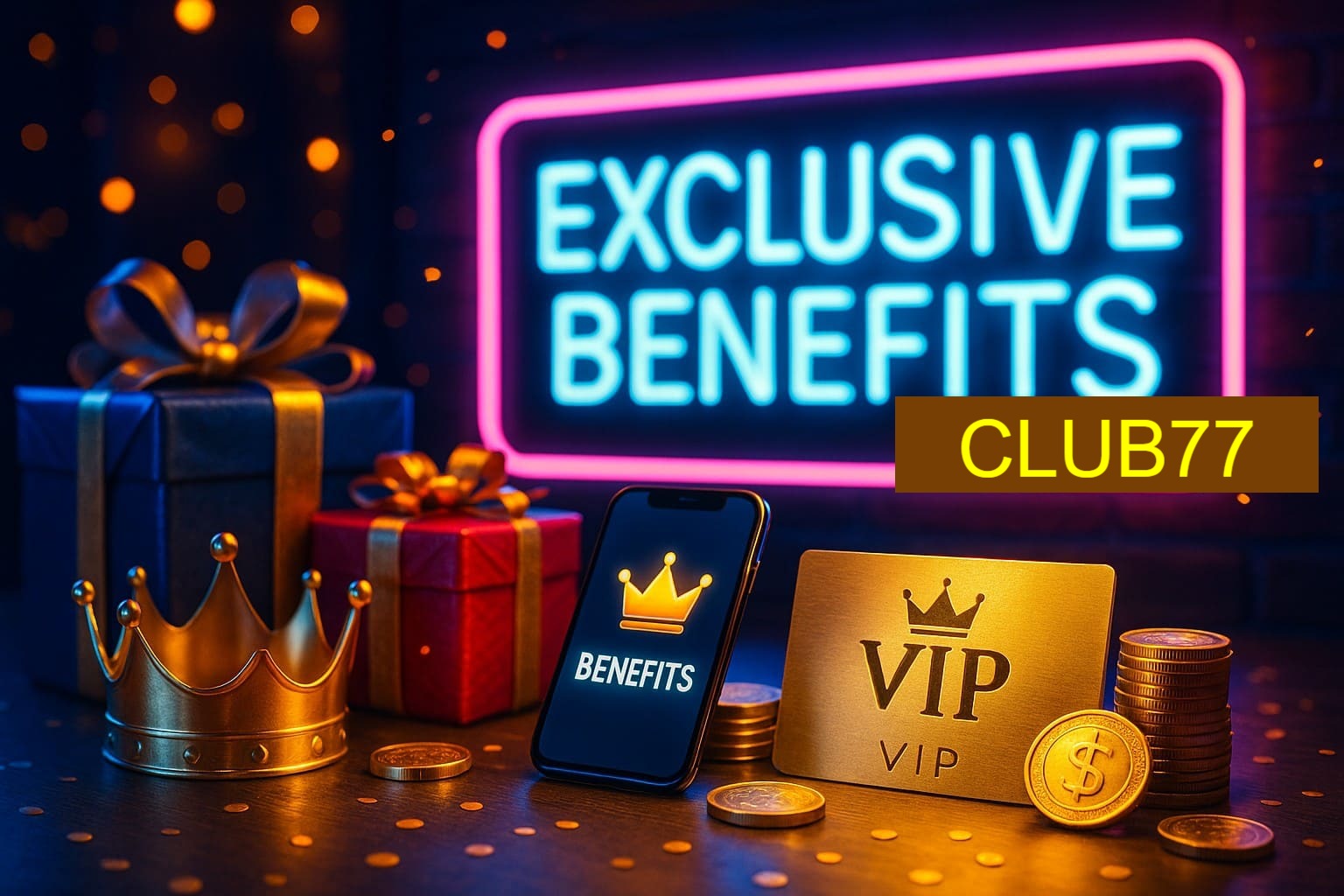 Benefícios do CLUB77