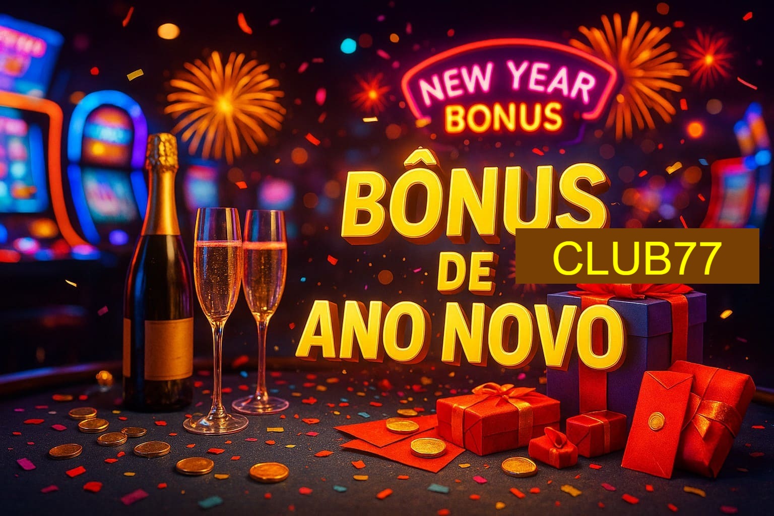 Promoções de Ano Novo no CLUB77